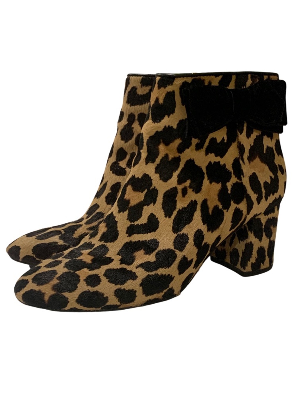 Kate Spade Leopard Print Calf Hair Boots size 8